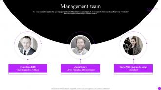 Management Team Cyberbacker Company Profile Ppt Powerpoint Presentation Topics
