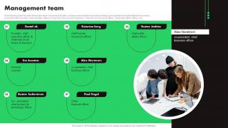 Management Team Spotify Company Profile Ppt Topics CP SS