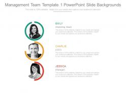 Management team template 1 powerpoint slide backgrounds