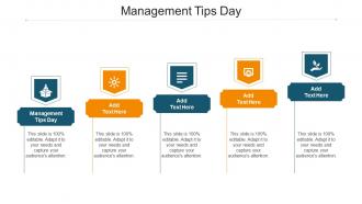 Management Tips Day Ppt Powerpoint Presentation Styles Backgrounds Cpb