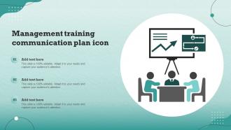 Management Training Communication Plan Icon