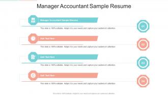 Manager Accountant Sample Resume In Powerpoint And Google Slides Cpb