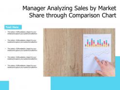 Manager Analyzing Sales By Market Share Through Comparison Chart