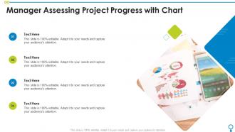 Manager Assessing Project Progress With Chart