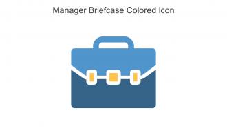 Manager Briefcase Colored Icon In Powerpoint Pptx Png And Editable Eps Format