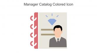Manager Catalog Colored Icon In Powerpoint Pptx Png And Editable Eps Format