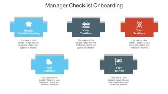Manager checklist onboarding ppt powerpoint presentation model slide download cpb
