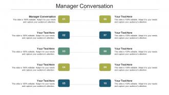 Manager conversation ppt powerpoint presentation inspiration files cpb