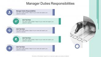 Manager Duties Responsibilities In Powerpoint And Google Slides Cpb