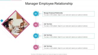 Manager Employee Relationship In Powerpoint And Google Slides Cpb