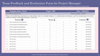 Manager Feedback Powerpoint Ppt Template Bundles