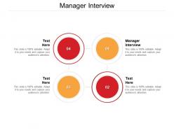 Manager interview ppt powerpoint presentation summary example file cpb