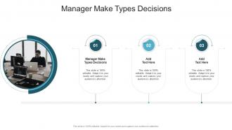 Manager Make Types Decisions In Powerpoint And Google Slides Cpb
