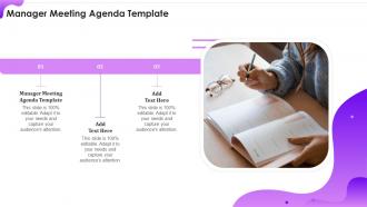 Manager Meeting Agenda Template In Powerpoint And Google Slides Cpb