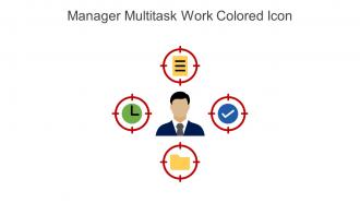 Manager Multitask Work Colored Icon In Powerpoint Pptx Png And Editable Eps Format