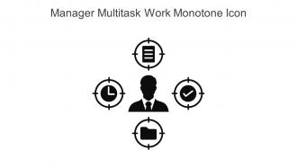 Manager Multitask Work Monotone Icon In Powerpoint Pptx Png And Editable Eps Format