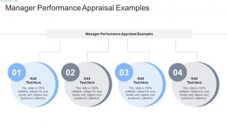 Manager Performance Appraisal Examples In Powerpoint And Google Slides Cpb