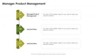 Manager Product Management In Powerpoint And Google Slides Cpb