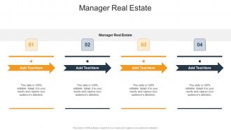 Manager Real Estate In Powerpoint And Google Slides Cpb