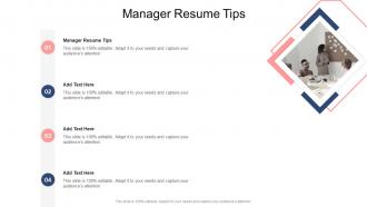 Manager Resume Tips In Powerpoint And Google Slides Cpb