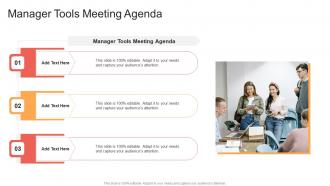 Manager Tools Meeting Agenda In Powerpoint And Google Slides Cpb