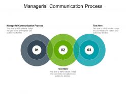 Managerial communication process ppt powerpoint presentation file styles cpb