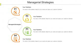 Managerial Strategies Ppt Powerpoint Presentation Slides Diagrams Cpb
