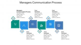 Managers communication process ppt powerpoint presentation summary diagrams cpb