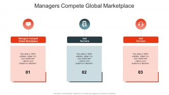 Managers Compete Global Marketplace In Powerpoint And Google Slides Cpb