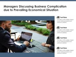 Managers Discussing Business Complication Due To Prevailing Economical Situation