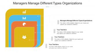Managers Manage Different Types Organizations Ppt Powerpoint Presentation Pictures Graphics Cpb