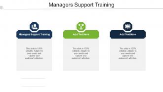 Managers Support Training Ppt Powerpoint Presentation Ideas Display Cpb