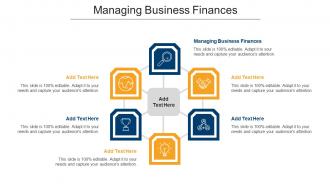 Managing Business Finances Ppt Powerpoint Presentation Slides Graphics Cpb