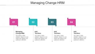 Managing Change HRM Ppt Powerpoint Presentation Portfolio Layout Cpb