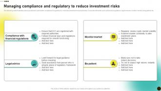 Managing Compliance And Regulatory To Investors Initial Coin Offerings BCT SS V