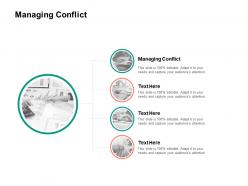 Managing conflict ppt powerpoint presentation pictures clipart cpb