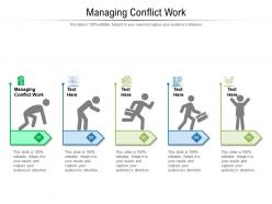 Managing conflict work ppt powerpoint presentation graphics cpb