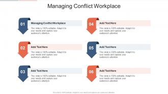 Managing Conflict Workplace In Powerpoint And Google Slides Cpb