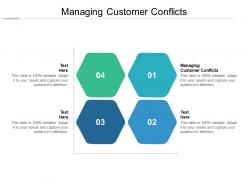 Managing customer conflicts ppt powerpoint presentation inspiration cpb