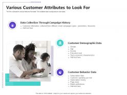 Managing customer retention various customer attributes to look for ppt powerpoint model