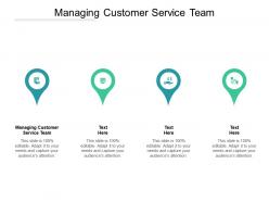 Managing customer service team ppt powerpoint presentation file model cpb