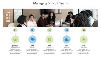 Managing Difficult Teams In Powerpoint And Google Slides Cpb