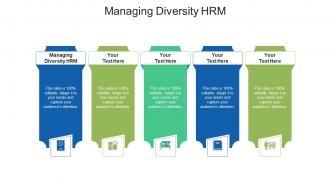 Managing diversity hrm ppt powerpoint presentation show master slide cpb