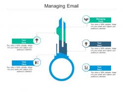 Managing email ppt powerpoint presentation show brochure cpb