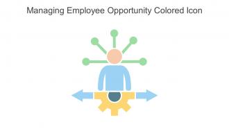 Managing Employee Opportunity Colored Icon In Powerpoint Pptx Png And Editable Eps Format