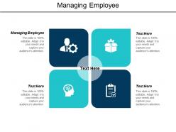 Managing employee ppt powerpoint presentation infographics model cpb