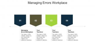 Managing errors workplace ppt powerpoint presentation ideas inspiration cpb