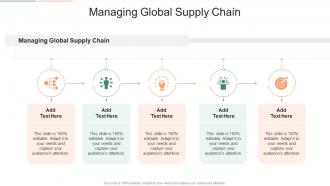 Managing Global Supply Chain In Powerpoint And Google Slides Cpb
