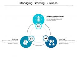 Managing growing business ppt powerpoint presentation inspiration graphics cpb