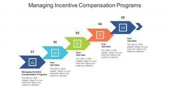 Managing incentive compensation programs ppt powerpoint presentation inspiration cpb